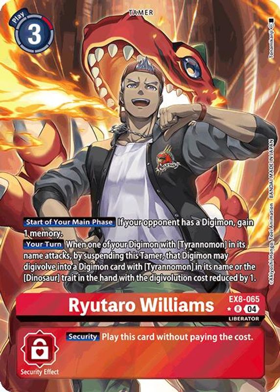 Ryutaro Williams (Alternate Art) - EX8-065 - Rare