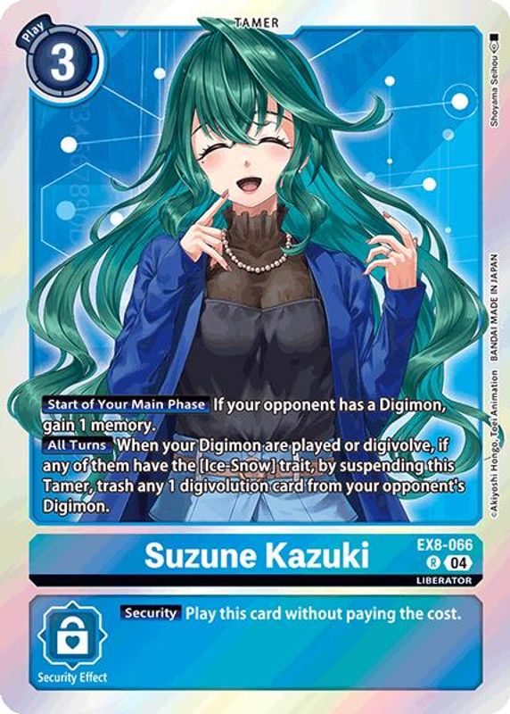 Suzune Kazuki - EX8-066 - Rare