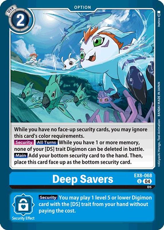 Deep Savers - EX8-068 - Uncommon