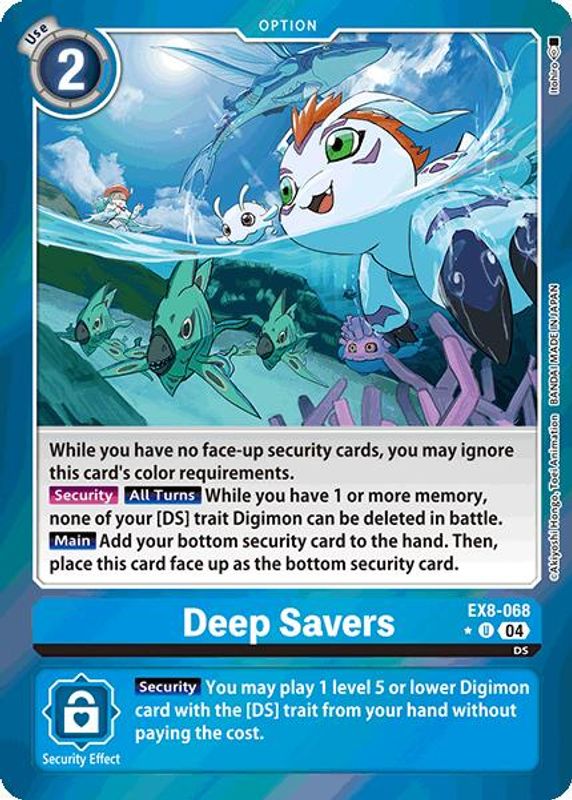 Deep Savers (Limited Foil) - EX8-068 - Uncommon