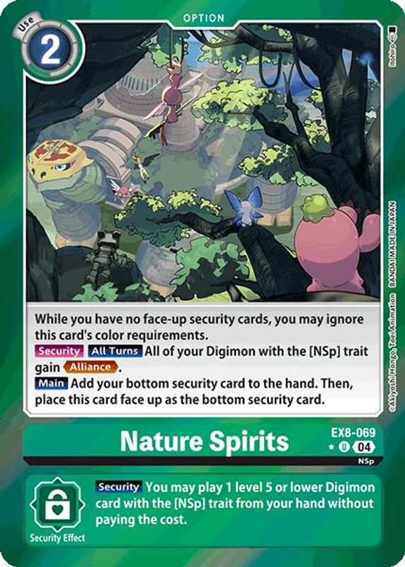 Nature Spirits (Limited Foil) - EX8-069 - Uncommon