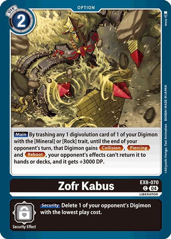 Zofr Kabus - EX8-070 - Common
