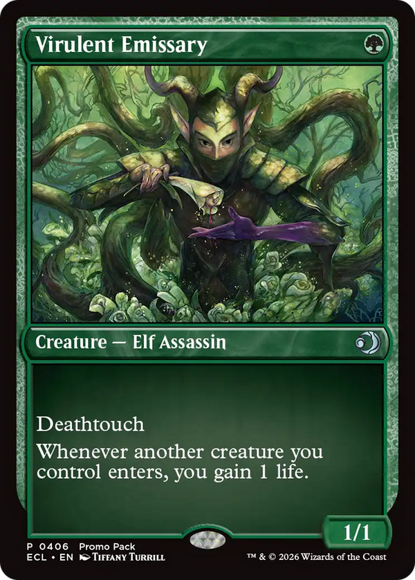 Virulent Emissary - Dark Frame Promo (ECL)