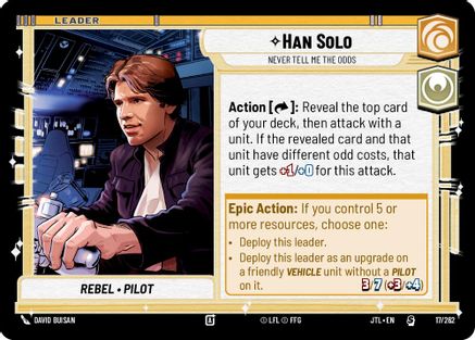 Han Solo - Never Tell Me the Odds - 017/262 - Special