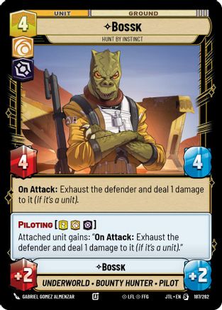 Bossk - Hunt By Instinct - 187/262 - Special