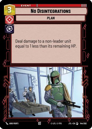 No Disintegrations - 144/262 - Special
