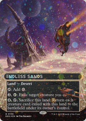 Endless Sands - Borderless (Galaxy Foil) (EOS)