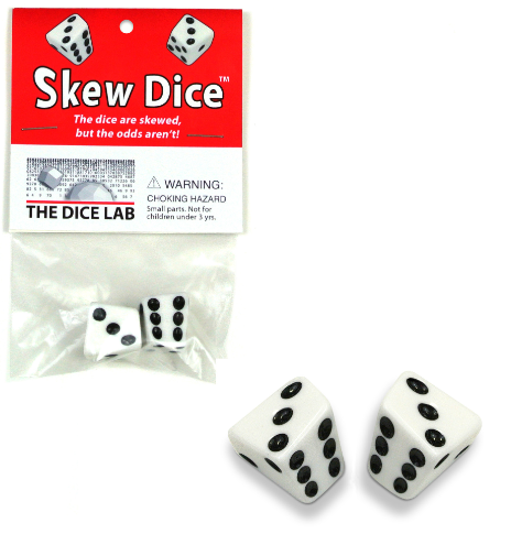 Skew Dice - White