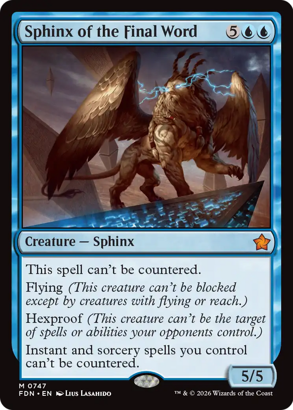 Sphinx of the Final Word (FDN)
