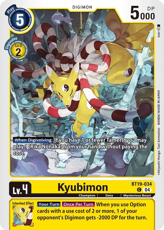 Kyubimon - BT19-034 - Common