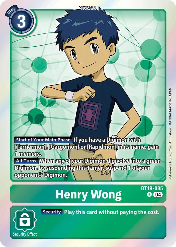 Henry Wong - BT19-085 - Rare
