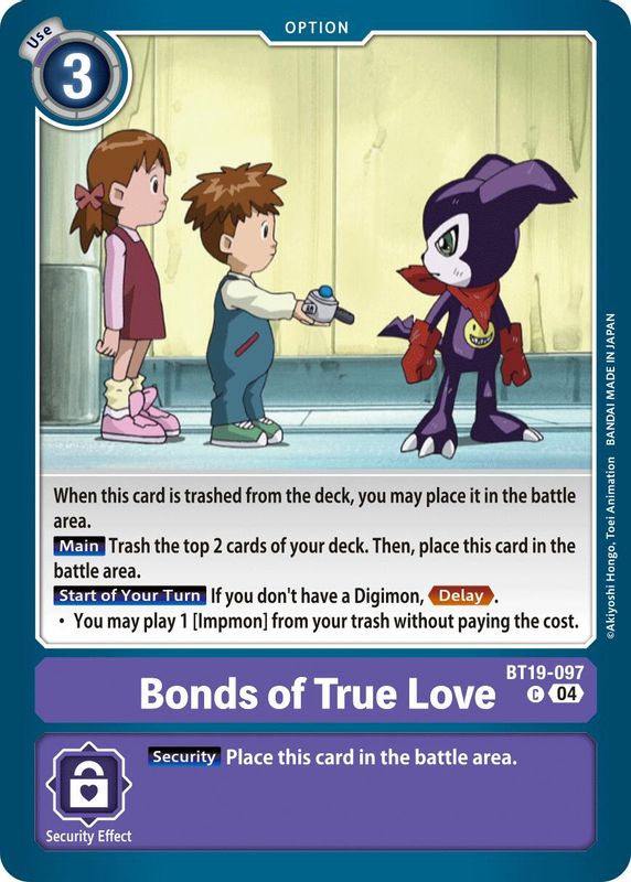 Bonds of True Love - BT19-097 - Common