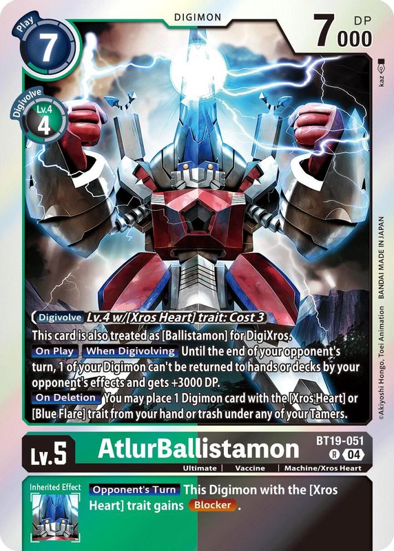 AtlurBallistamon - BT19-051 - Rare