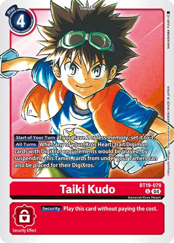 Taiki Kudo - BT19-079 - Uncommon