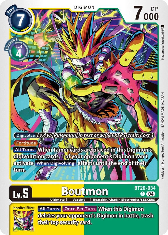 Boutmon - BT20-034 - Common