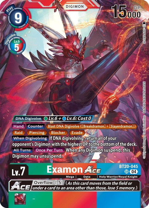 Examon ACE - BT20-045 - Super Rare