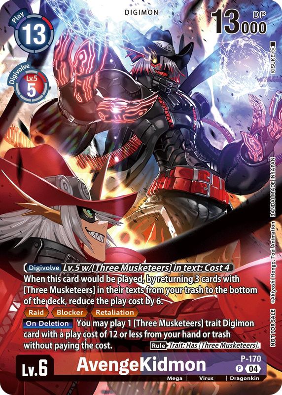AvengeKidmon (Update Pack 2025) - P-170 - Promo
