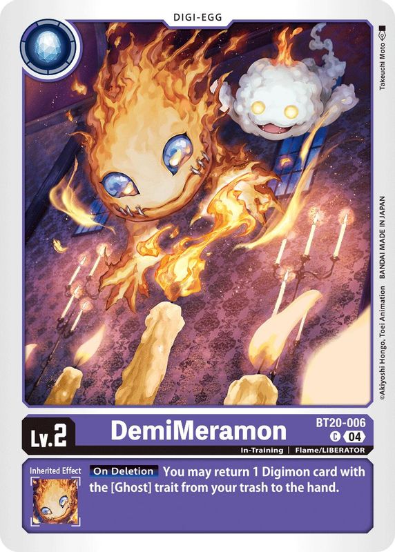 DemiMeramon - BT20-006 - BT20-006 - Common
