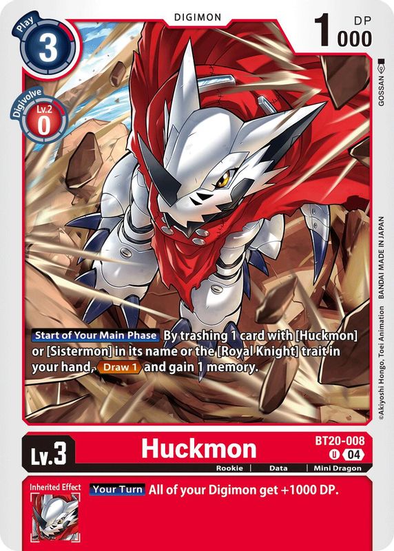 Huckmon - BT20-008 - Uncommon