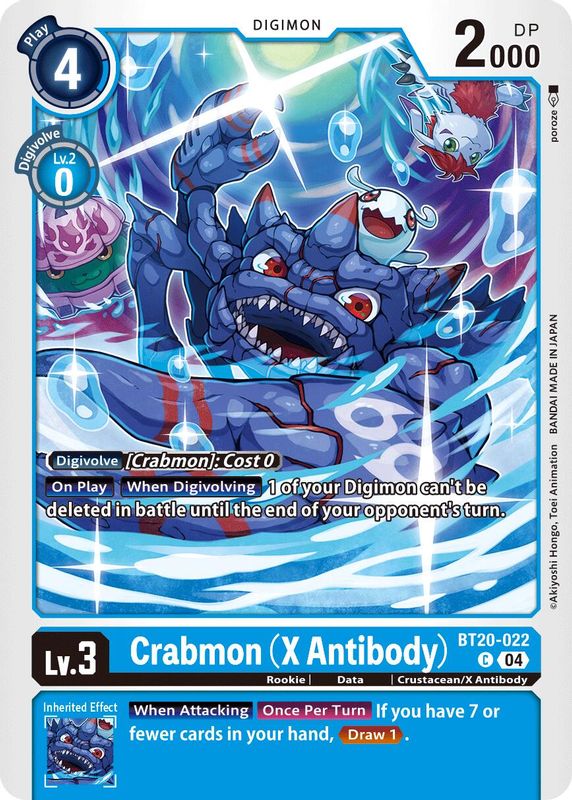 Crabmon (X Antibody) - BT20-022 - Common