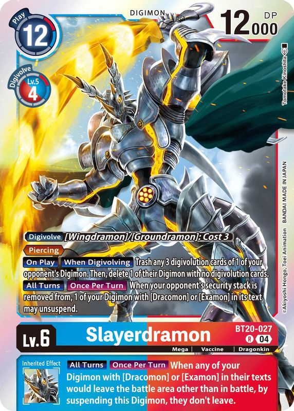 Slayerdramon - BT20-027 - Rare