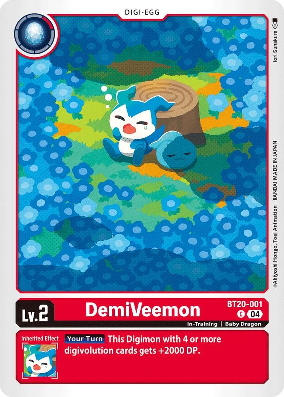 DemiVeemon - BT20-001 - Common