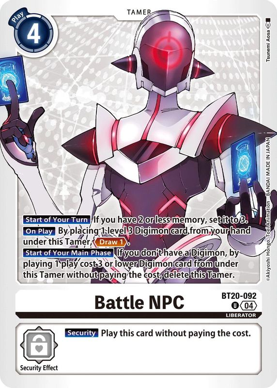 Battle NPC - BT20-092 - Uncommon