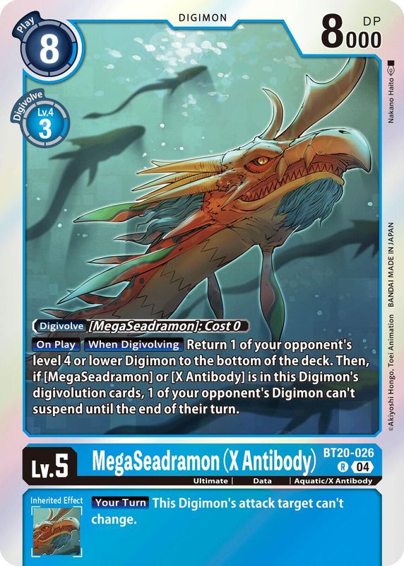 MegaSeadramon (X Antibody) - BT20-026 - Rare