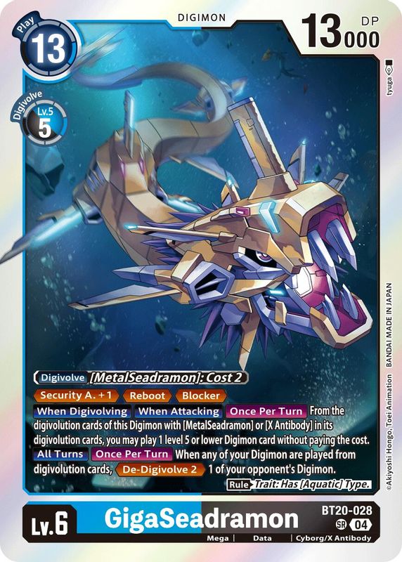 GigaSeadramon - BT20-028 - Super Rare
