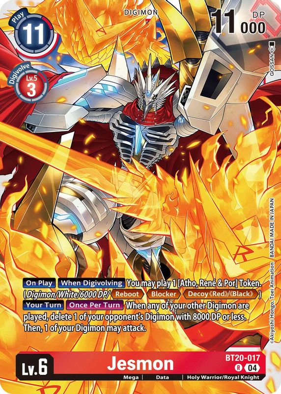 Jesmon (Block 4) - BT20-017 - Rare