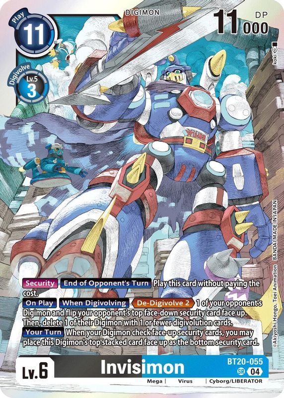 Invisimon - BT20-055 - Super Rare