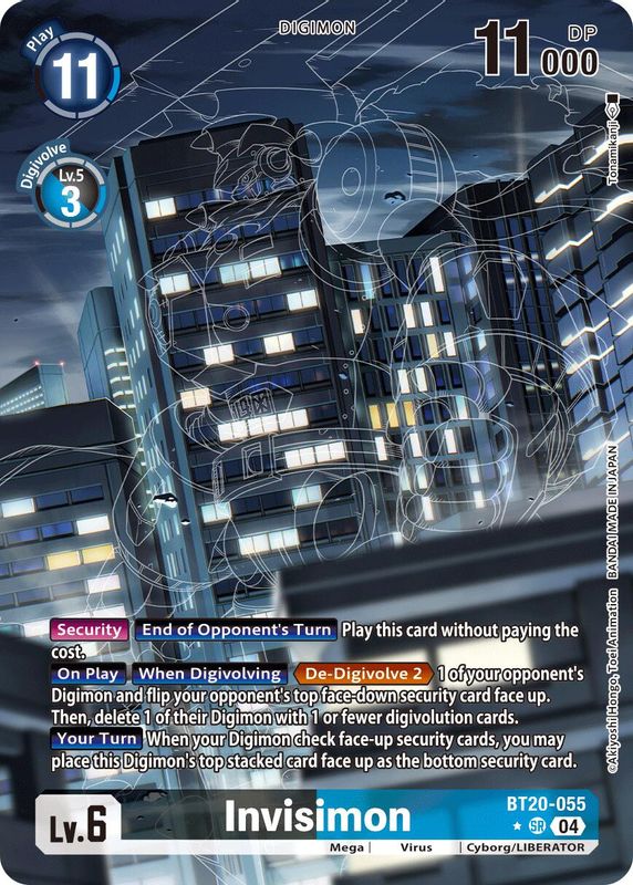 Invisimon (Alternate Art) - BT20-055 - Super Rare
