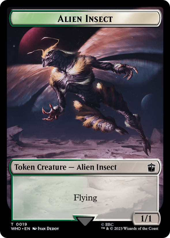 Alien Insect // Alien Salamander Token (TWHO)