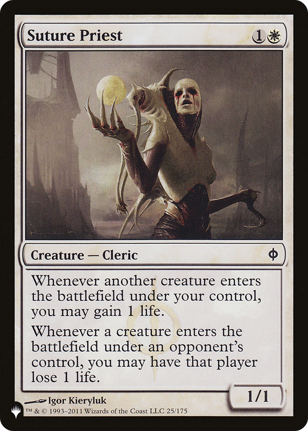 Suture Priest - NPH Reprint (PLST)
