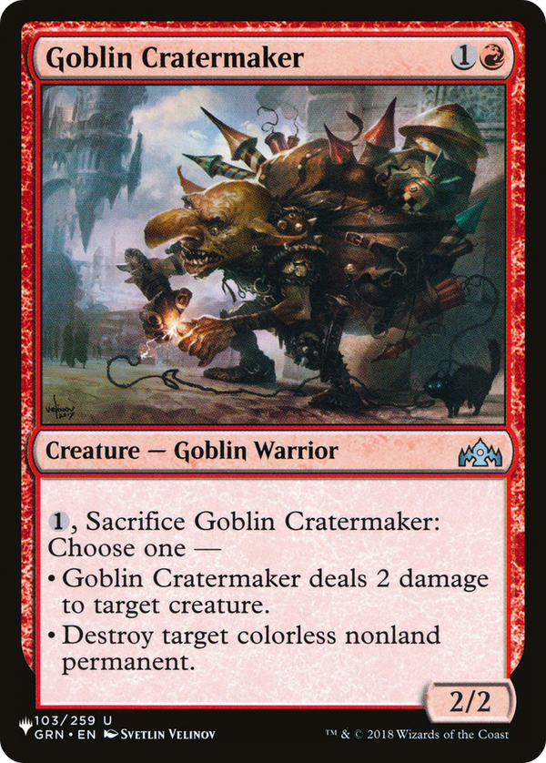 Goblin Cratermaker - GRN Reprint (PLST)