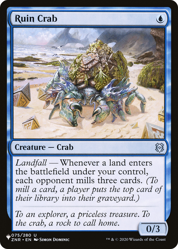 Ruin Crab - ZNR Reprint (PLST)