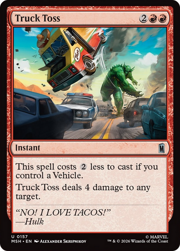 Truck Toss (MSH) (Pre-Order)