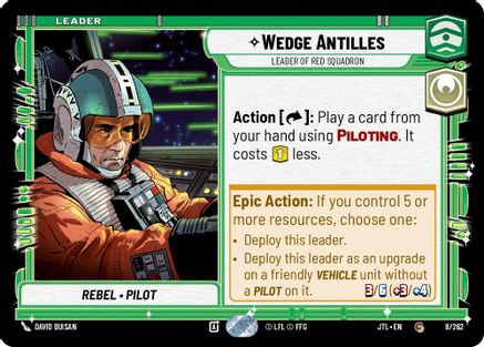 Wedge Antilles - Leader of Red Squadron - 008/262 - Common