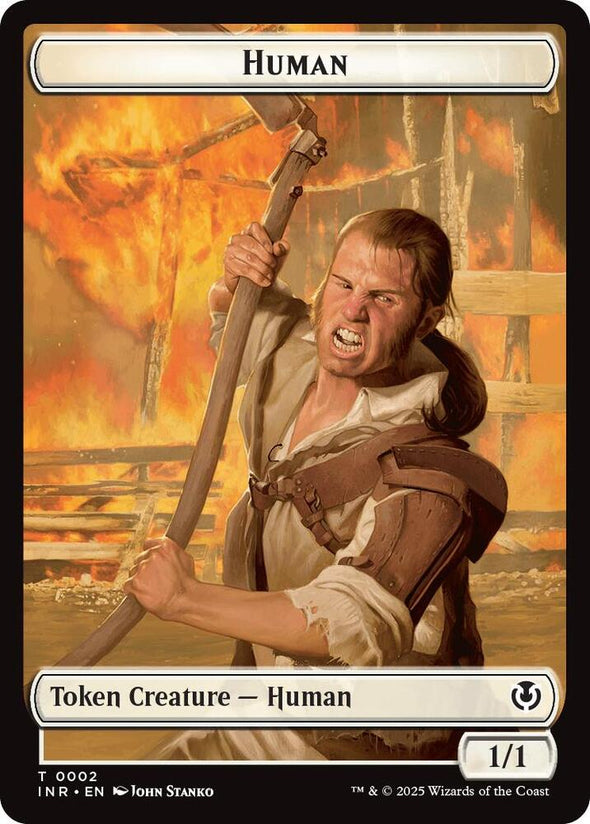 Spirit // Human Token (Foil) (TINR)