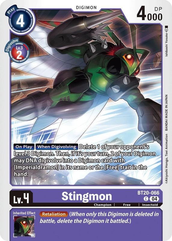 Stingmon - BT20-066 - Common