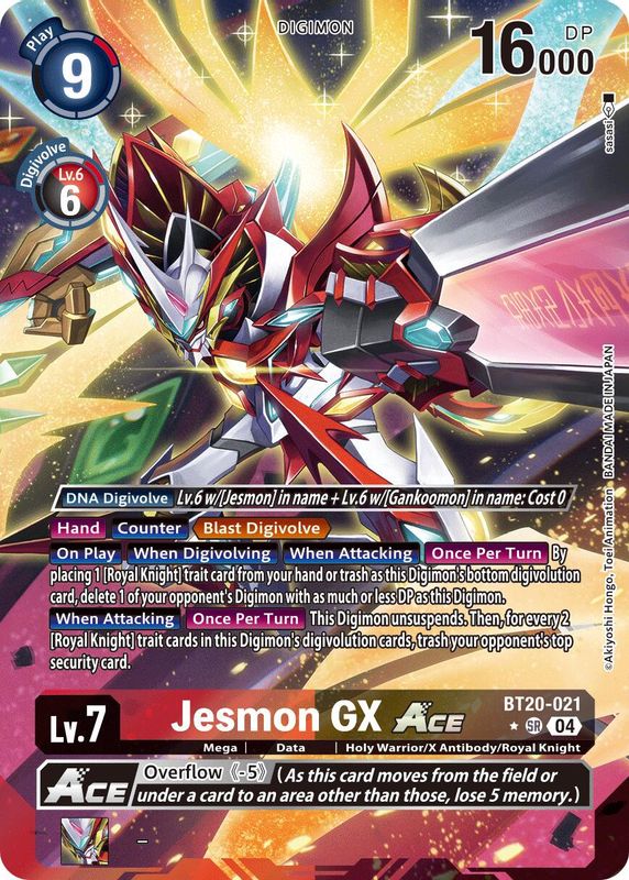 Jesmon GX ACE (Alternate Art) - BT20-021 - Super Rare