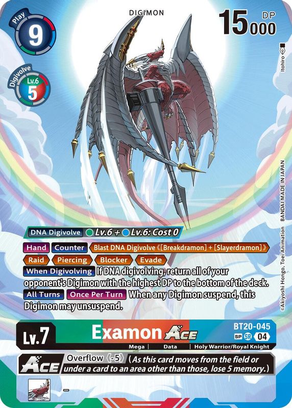 Examon ACE (Textured) - BT20-045 - Super Rare