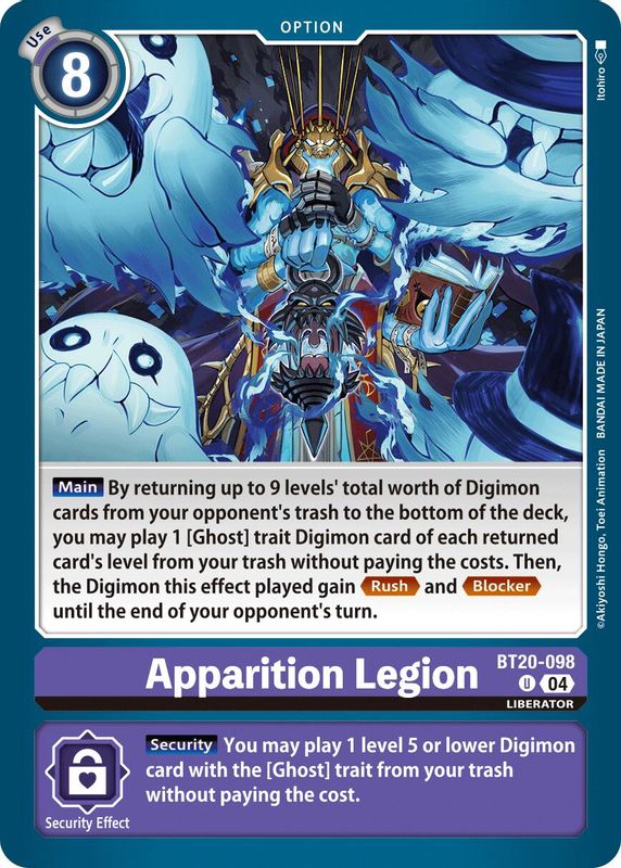 Apparition Legion - BT20-098 - Uncommon