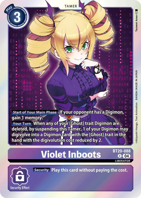 Violet Inboots - BT20-088 - BT20-088 - Rare