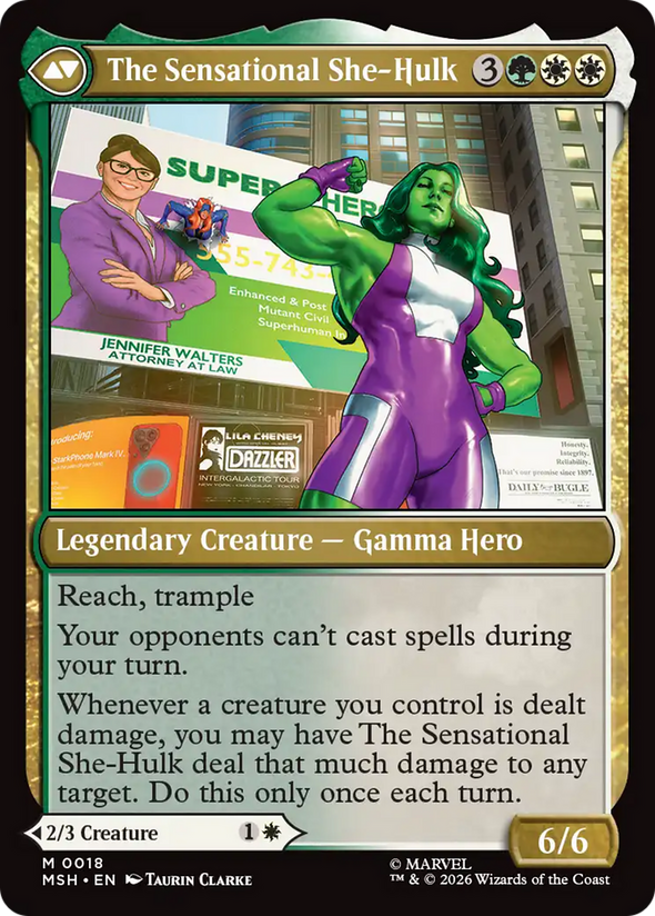 Jennifer Walters // The Sensational She-Hulk (MSH)