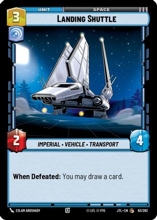 Landing Shuttle - 063/262 - Uncommon