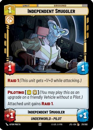 Independent Smuggler - 211/262 - Common