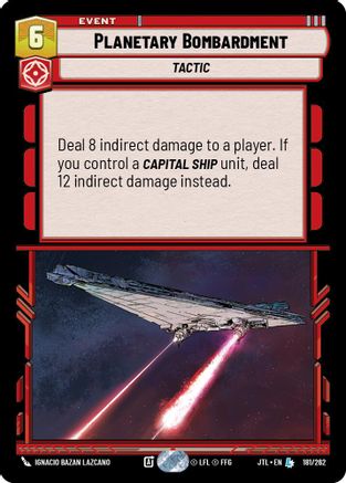 Planetary Bombardment - 181/262 - Legendary