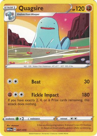 Quagsire - 007/015 - Promo