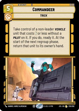 Commandeer - 235/262 - Rare